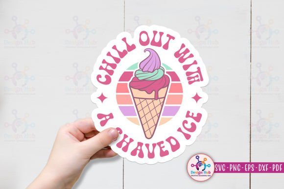 Chill out with a Shaved Ice Sticker