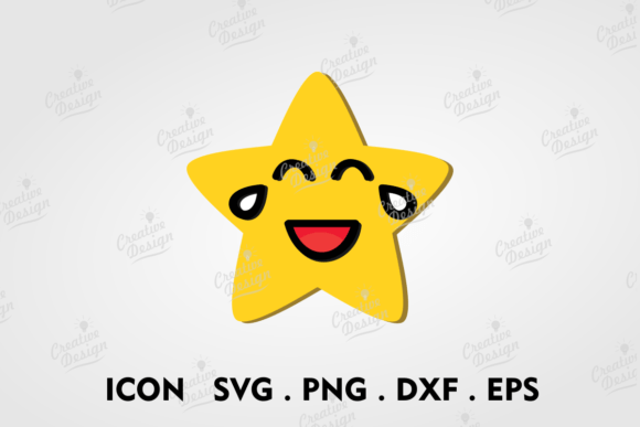 Evaluating the Happy Yellow Star Emoticon: A Versatile Vector Asset for Digital and Print Design