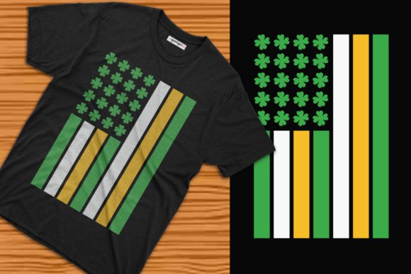 St. Patrick’s Day Irish Flag Tee Design