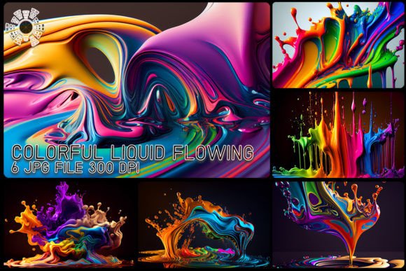 The Aesthetics of Fluidity: How the Abstract Colorful Liquid Flowing Bundle Redefines Digital Assets for Modern Creators