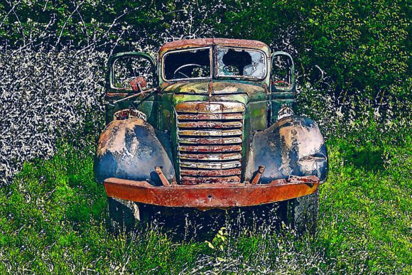 Unlocking Creative Potential with the Collage of Old Car Scrap Graphics Pack21