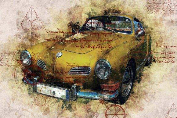 Vintage Cars Printable Graphic 65: Elevating Personal and Professional Design with Classic Aesthetics
